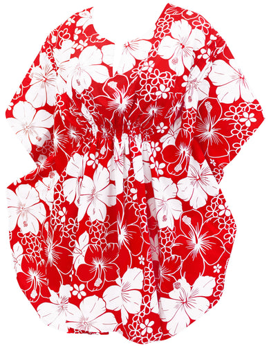 la-leela-bikni-swimwear-soft-fabric-printed-beachwear-loose-cover-up-OSFM 8-14 [M- L]-Blood Red_R235