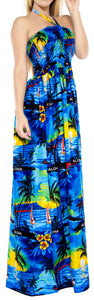 la-leela-evening-beach-swimwear-soft-printed-cover-up-womens-swimsuit-tube-dress-blue-421-one-size