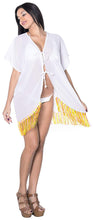 Load image into Gallery viewer, la-leela-womens-summer-casual-loose-swing-t-shirt-beach-sundress-kaftan-cover-up