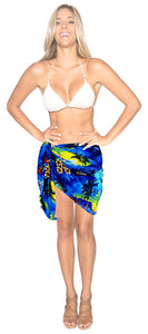 LA LEELA Mini Sarong Women Beachwear Bikini Cover up Swimwear Wrap Printed8