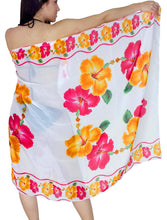 Load image into Gallery viewer, LA LEELA Beachwear Bikini Cover up Bathing Suit Wrap Pareo Women 11 ONE Size