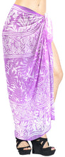 Load image into Gallery viewer, LA LEELA Beachwear Bikini Cover up Bathing Suit Wrap Pareo Women 11 ONE Size