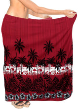 Load image into Gallery viewer, LA LEELA Women Beachwear Sarong Bikini Cover up Wrap Bathing Suit 30 Plus Size