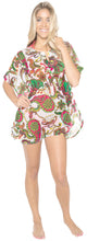 Load image into Gallery viewer, LA LEELA Women's Chiffon Swimsuit Beach Bathing Suit Bikini Cover Ups Swimwear Beach Dress US 8-14 Multicolor_E841