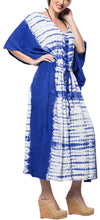 Load image into Gallery viewer, la-leela-lounge-rayon-tie_dye-long-caftan-womens-royal-blue_1381-osfm-14-32w-l-5x