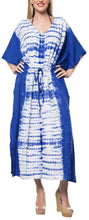 Load image into Gallery viewer, la-leela-lounge-rayon-tie_dye-long-caftan-womens-royal-blue_1381-osfm-14-32w-l-5x