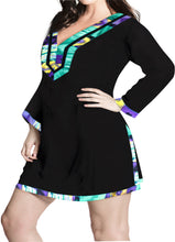 Load image into Gallery viewer, La Leela Rayon Tie Dye Bikini Swimwear Swimsuit Beach Cover up Blouse Kimono Yel