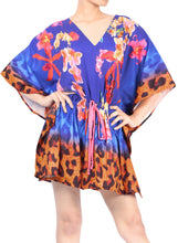 Load image into Gallery viewer, La Leela Women&#39;s Floral And Animal Printed Tropical Coverup Dress Blouse Top 3X-4X