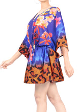 Load image into Gallery viewer, La Leela Women&#39;s Floral And Animal Printed Tropical Coverup Dress Blouse Top 3X-4X