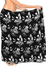 Load image into Gallery viewer, LA LEELA Women Beachwear Sarong Bikini Cover up Wrap Bathing Suit 30 Plus Size