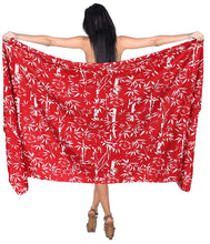 Load image into Gallery viewer, LA LEELA Women Beachwear Sarong Bikini Cover up Wrap Bathing Suit 30 Plus Size