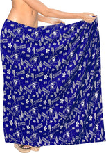 Load image into Gallery viewer, LA LEELA Women Beachwear Sarong Bikini Cover up Wrap Bathing Suit 30 Plus Size