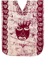 Load image into Gallery viewer, LA LEELA Cotton Batik 09 Women's Kaftan Style Nightgown Cover up Dress Suit