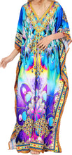 Load image into Gallery viewer, Radiant Reverie Long Multi Color Abstarct Printed Caftan For Women