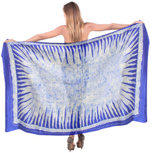 Load image into Gallery viewer, La Leela Rayon Batik Leaf Bikini  Beach Wrap Sarong