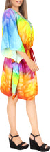 Load image into Gallery viewer, La Leela Women&#39;s Abstract Printed Likre Beach Coverup -One Size Fits The Most (3X-4X)