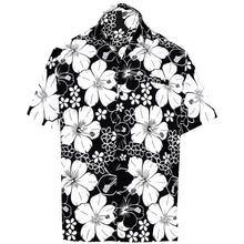 Load image into Gallery viewer, LA LEELA Men&#39;s Hawaiian Shirts Short Sleeve Button Down Shirt Floral Shirt Men Boho Holiday Casual Shirts for Men Funny