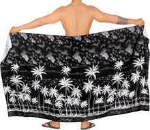 Cargar imagen en el visor de la galería, LA LEELA Swimwear Bathing Suit Cover ups Mens Sarong Wrap Pareo Swimsuit Beachwear Towel