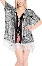 Load image into Gallery viewer, Women Loose Beach Kimono Cardigan Capes Flowy Dress Chiffon Print