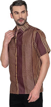 Load image into Gallery viewer, Tahiti Clay Linen Effect Mens Tropical Hawaiian Shirt
