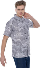 Load image into Gallery viewer, Coral Coast Linen Effect Mens Soft Breathable Hawaiian Shirt White