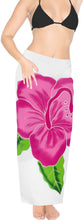 Load image into Gallery viewer, Hibiscus Hand-Painted Rayon Beach Wrap For Women