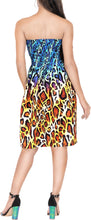 Load image into Gallery viewer, Multi Color Leopard Print Short Tube Dress For Women