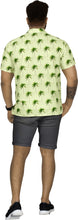 Load image into Gallery viewer, Cream Allover Palm Tree Printed Stylish Casual Beach Shirts For Men