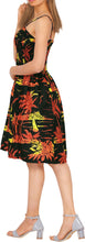 Load image into Gallery viewer, Tropical Palm Tree And Island Printed Short Dress For Women