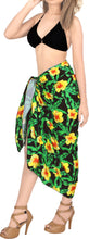 Load image into Gallery viewer, Allover Tropical Florals Printed Beach Wrap For Women