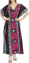 Load image into Gallery viewer, LA LEELA Cotton Batik Women&#39;s Kaftan Nightgown