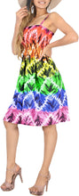 Load image into Gallery viewer, Vibrant Harmony Multi Color Allover Printed Short Tube Dress For Women