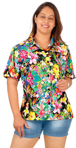 Women's Muticolor All-Over Floral Delight Print Casual Shirt