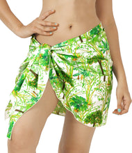 Load image into Gallery viewer, Tropical Paradise Vibes Non-Sheer Allover Banana Tree print Beach Wrap For Women