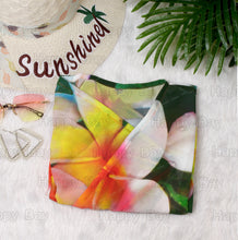 Load image into Gallery viewer, Whispers of Nature Sheer Allover Flower and Leaves Printed Kimono Shrug Jacket Cover up 917443