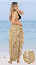 Load image into Gallery viewer, Allover Tropical Plam Tree Leaves Print Beach Wrap For Women