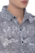 Load image into Gallery viewer, Coral Coast Linen Effect Mens Soft Breathable Hawaiian Shirt White