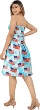Load image into Gallery viewer, Allover USA Flag Printed Short Tube Dress For Women