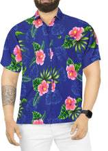 Load image into Gallery viewer, Hawaiian Blossom Hibiscus Floral Printed Hawaiian Beach Shirt For Men