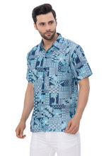 Load image into Gallery viewer, HAPPY BAY Mens Hawaiian Shirts Green Tropical P00390