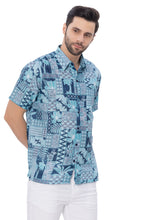 Load image into Gallery viewer, HAPPY BAY Mens Hawaiian Shirts Green Tropical P00390