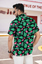 Load image into Gallery viewer, LA LEELA Mens Hawaiian Shirts Large Colorful Floral P00474