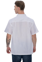 Load image into Gallery viewer, HAPPY BAY Mens Hawaiian Shirts Plain White P00487