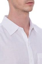Load image into Gallery viewer, HAPPY BAY Mens Hawaiian Shirts Plain White P00487
