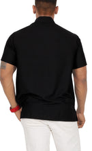 Load image into Gallery viewer, LA LEELA Men's Hawaiin Shirt LGBT Colored Pocket,P00527