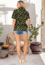 Load image into Gallery viewer, HAPPY BAY Womens Beach Hawaiian Black Anchor P00546