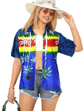 Load image into Gallery viewer, HAPPY BAY Womens Beach Hawaiian Nature's Palm Tree P00589