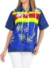 Load image into Gallery viewer, HAPPY BAY Womens Beach Hawaiian Nature's Palm Tree P00589