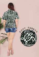 Load image into Gallery viewer, HAPPY BAY Womens Beach Hawaiian Black Tropical P00595