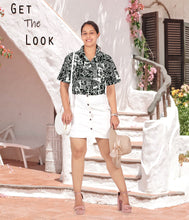 Load image into Gallery viewer, HAPPY BAY Womens Beach Hawaiian Black Tropical P00595